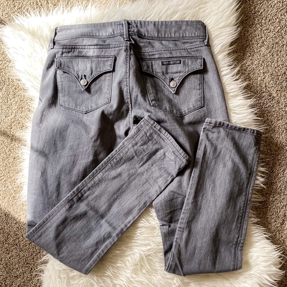 Hudson Jeans Denim - Hudson Jeans Skinny Steel Gray Jeans